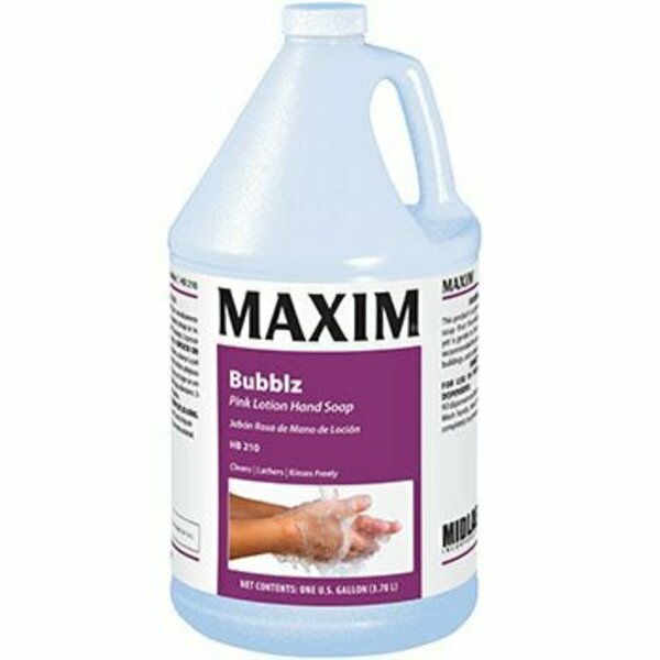 Midlab Inc. Maxim Bubblz Lotionized Hand Soap 1 Gallon Cherry Scent HB210, 4PK 021000-41